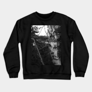 Mysterious Pointe a Bouleau Forest in Tracadie, New Brunswick Canada V4 Crewneck Sweatshirt